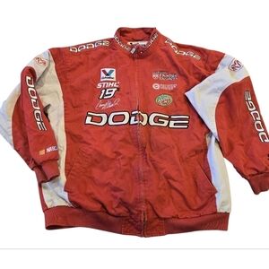 Chase Authentics Dodge Nascar Jacket BILL ELLIOT MENS SIZE XL